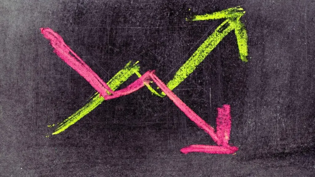 Illustration showing the opposing effects of stimulants vs. depressants on the body