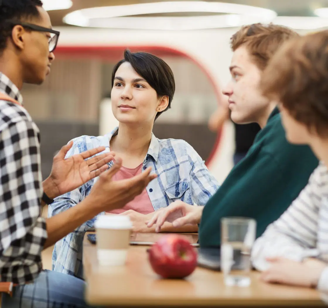 Teen peer support group session focused on addiction and emotional healing Teen peer support group session focused on addiction and emotional healing