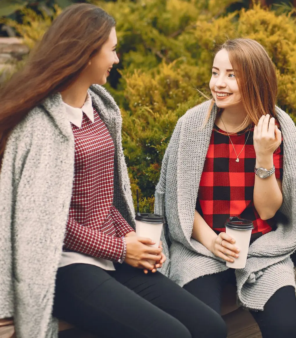 Teens talking together after completing OxyContin addiction treatment Teens talking together after completing OxyContin addiction treatment