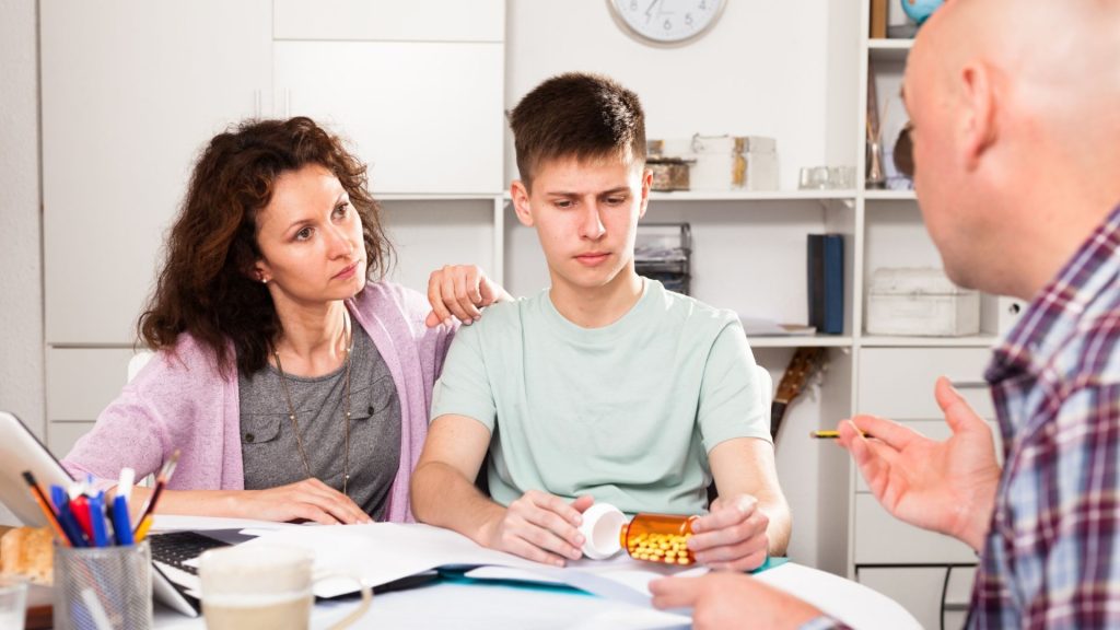 Teen Holding Sleeping Pills
