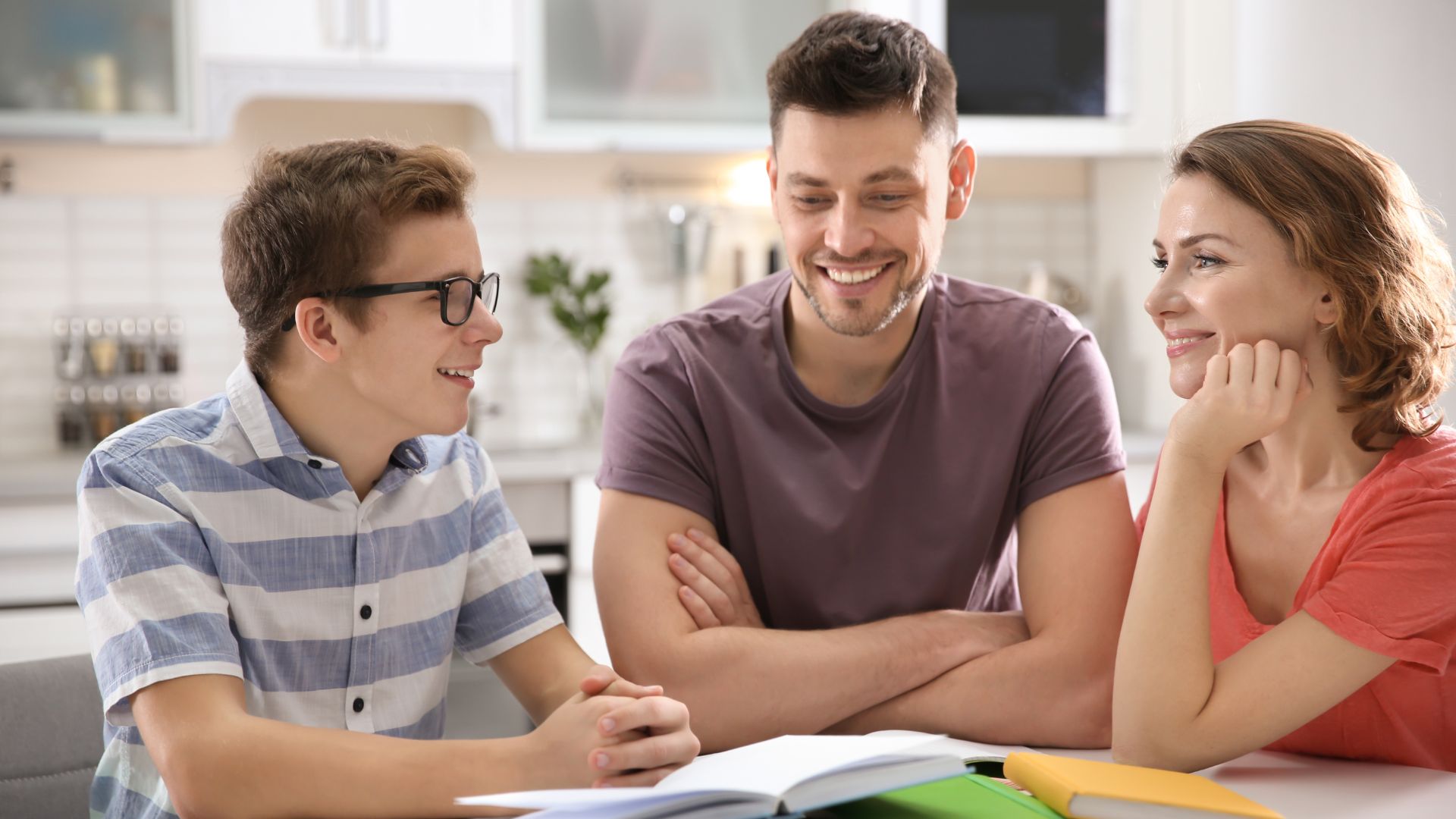 teenager involving parents on his treatment
